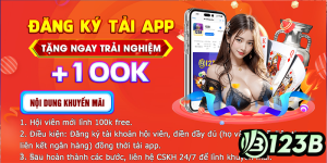 123B | Đăng ký tài khoản và nhận ngay 100k về tài khoản tại nhà cái 123B